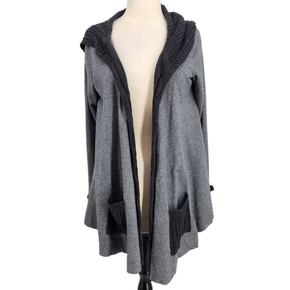 Vanessa Virginia Mixed Herringbone Cardigan - Picture 2 of 7